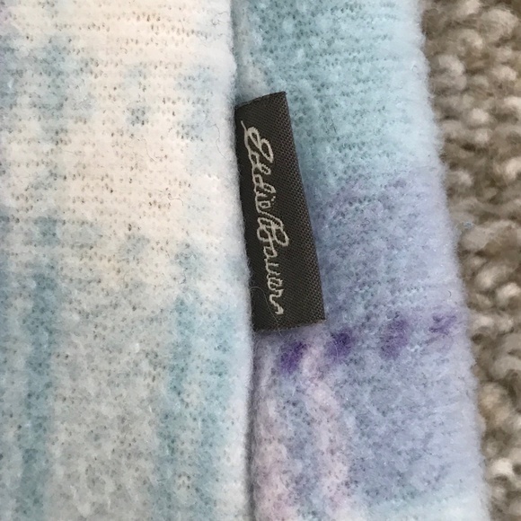 Eddie Bauer Fleece Jacket Kids Size 4/5‎ Plaid Sherpa Lined Shacket Snap Front - Picture 7 of 11